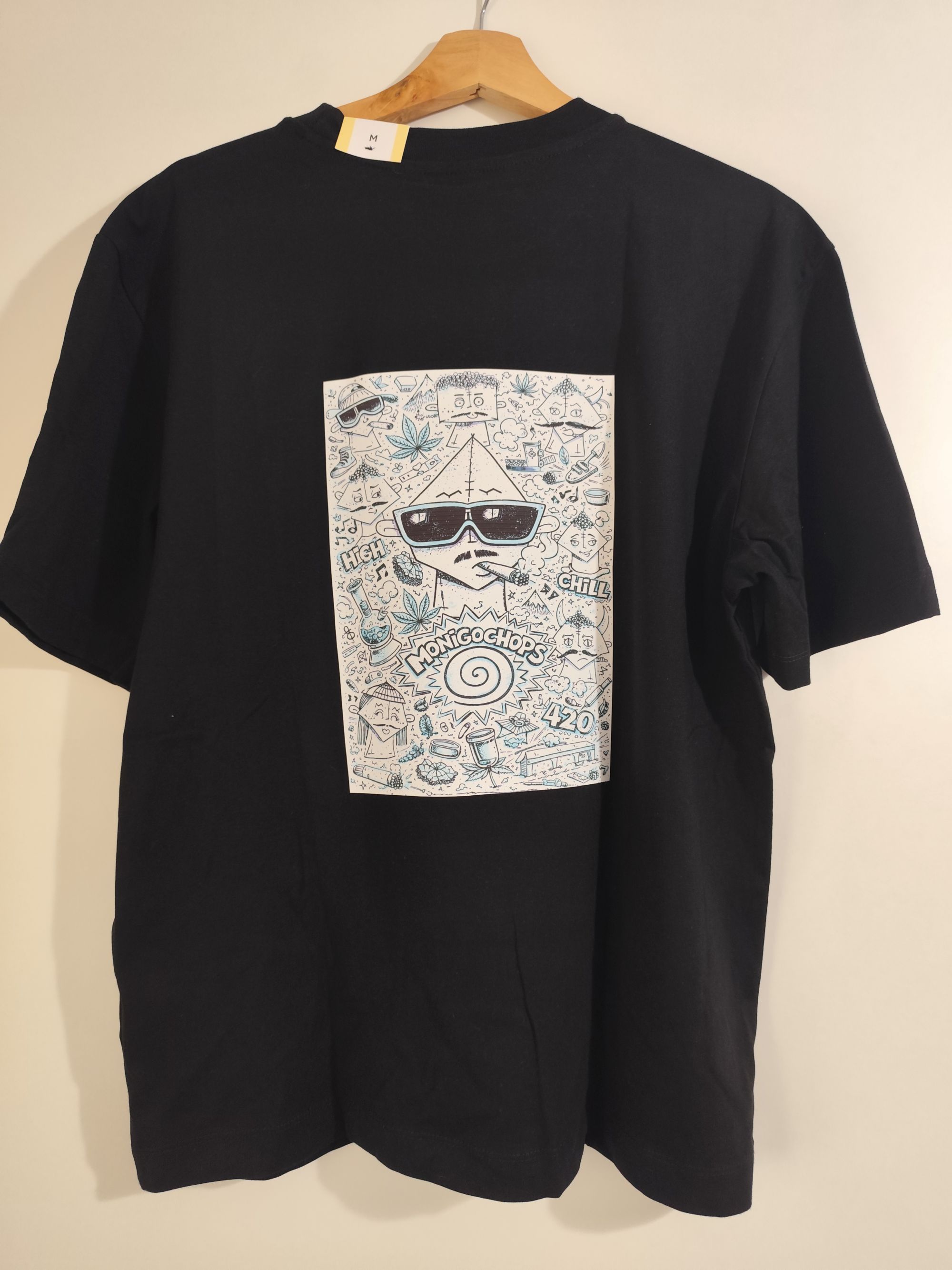 Camiseta oversize negra M